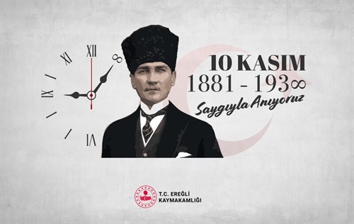 Kaymakam Edip Çakıcı’nın “10 Kasım Atatürk’ü Anma Günü” Mesajı